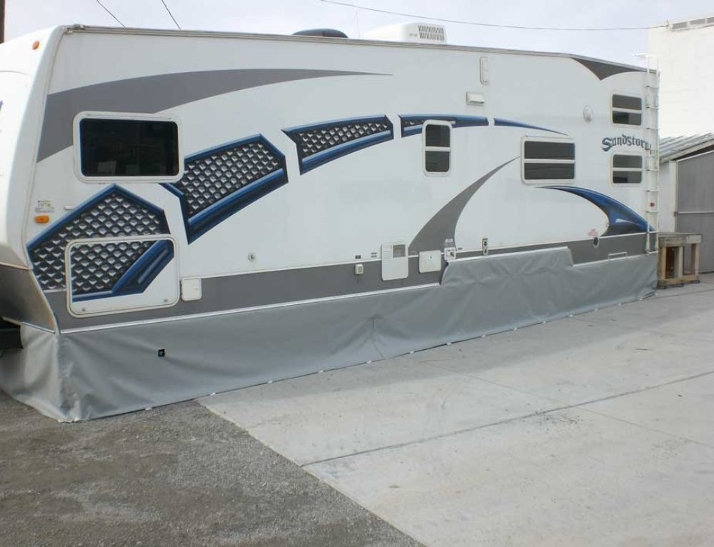 Fifth Wheel RV SkirtingBlack Kirkham Upholstery