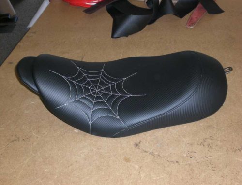 Spider Web Motorcycle Seat