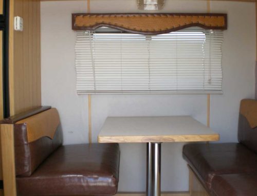 Reupholstered RV Benches